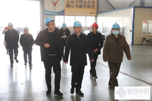 市委书记滕海强一行莅临公司视察调研